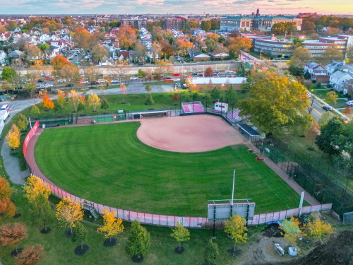 Red Storm Field Aerial Photo